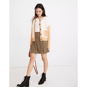 MADEWELL • Colorblock Colburne Cardigan Sweater in Coziest Textured Yarn